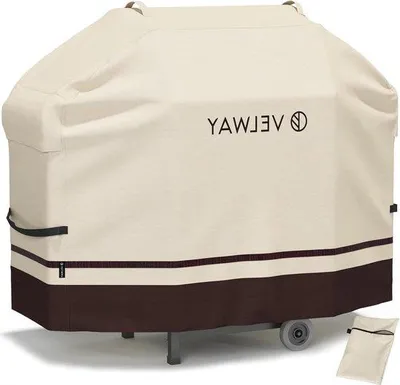 Produktbild von Wasserfeste BBQ-Abdeckung robust UV-beständig 145x61x117cm Elfenbein