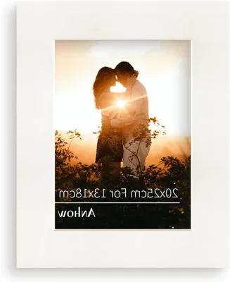 Productafbeelding van Passepartout Karton - Fotolijst Inleg - Foto's Presenteren - Standaard Formaat - 20x25 cm - Beige