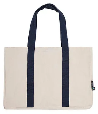 Image de Neutre - Sac de transport, plage LT4994 (55 cm x 38 cm) (naturel/marine)