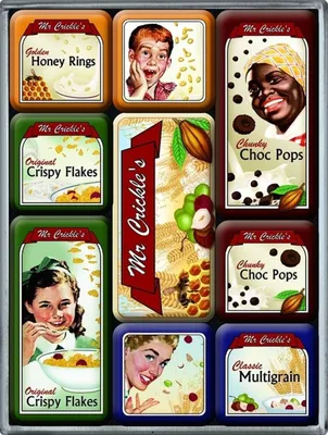 Immagine prodotto di Mr Crickle's , set di magneti da 9 pezzi