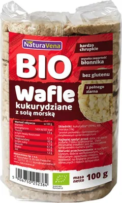 Produktbild von MAISWAFFELN MIT MEERSALZ  100 g - NATURAVENA