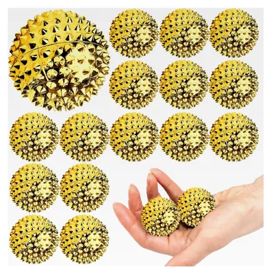 Produktbild von Magnetische Akupressur-Bälle: 16 Stück 32mm Igelball, Massagebälle für Stressabbau und Entspannung