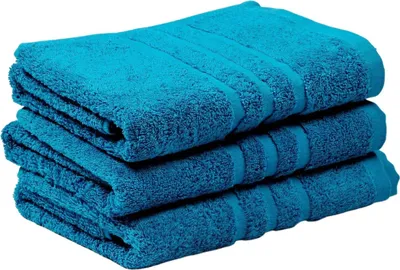 Immagine prodotto di Asciugamano classico 50 x 100 cm ciano, 100% cotone