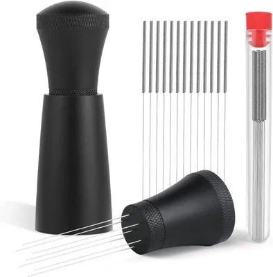 Productafbeelding van Koffiedispenser - Naaldverdeler - Espresso bereiden - Afneembare naalden - 20 naalden - Aluminium