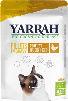 Produktbild von Cat Food Fillets in Gravy Nassfutter - Huhn Pouch 85g