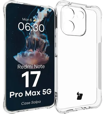 Produktbild von Flexible Handyhülle für Xiaomi Redmi Note 17 Pro Max 5G, Bizon Case Salpa, Transparent