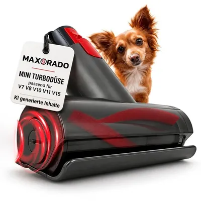 Mini-Turbomundstück für Dyson V7–V15, Tierhaare, Polster