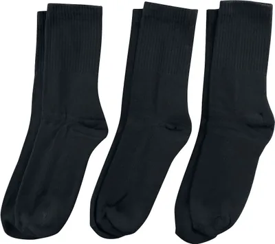 Produktbild von Urban Classics Socken Herren Sport Socks 3-Pack schwarz EU 47-50