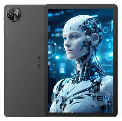 Obrázek produktu pro Oscal Pad 90, tablet, 11 palců, 8 GB RAM, 128 GB úložiště, baterie 7700 mAh, 4G LTE, Dual SIM, Android 14, barva: šedá