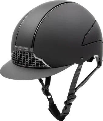 Produktbild von Waldhausen SWING Reithelm H24 chrome , Farbe:schwarz matt, Größe:59 - 61 cm