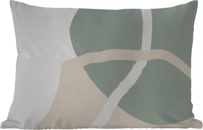 Produktbild von MuchoWow® Outdoor Kissen - Minimalismus - Pastell - Gestaltung - 50x30 cm - Wetterfest - Lounge Kissen - Sofa kissen - Wohnzimmer Dekoration