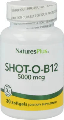 Produktbild von Natures Plus Shot-O-B12 30 Weichkapseln