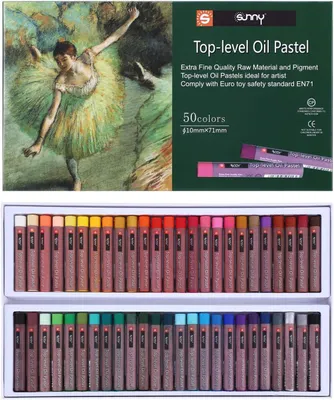 Productafbeelding van Oliepastel krijtset 36 stuks, 26 x 15 cm, niet-toxisch, voor kinderen