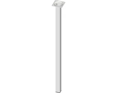 Obrázek produktu pro Walteco Nábytková noha hranatá 25x25x600mm, bílá