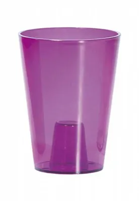 Obrázok produktu pre kvetináč 13cm Coubi Orchid DUS130P-CPRB transparentný fialový plastový PROSPERPLAST