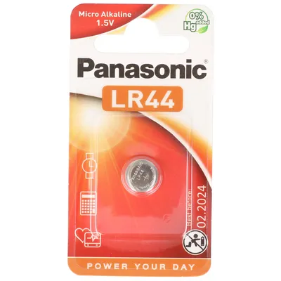 Immagine prodotto di Panasonic LR44 Batteria alcalina 1,5 V non ricaricabile - Pile (alcaline, 1,5 V, 105 mAh)