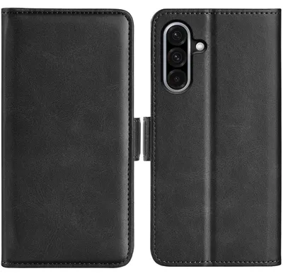 Produktbild von Mobigear Slim Magnetisches Handyhülle für Samsung Galaxy A36 – Klapphülle/Geldbörse – Schwarz