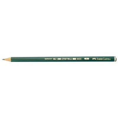 A single green pencil is shown horizontally against a white background.