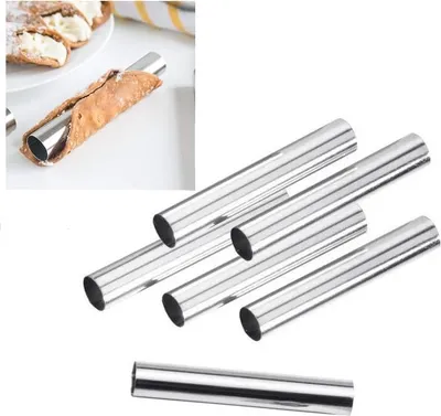 Image de Formes de tubes de crème 8 cm / 30 pièces