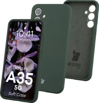 Produktbild von Bizon Soft Case Samsung Galaxy A35 5G dunkelgrün