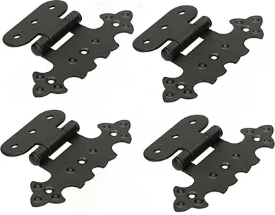 Obrázek produktu pro KOTARBAU® Sada 4 dekorativních skříňových závěsů Asymetrický retro závěs Antique black