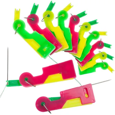 Productafbeelding van Plastic Naaldinrijders - Set van 12