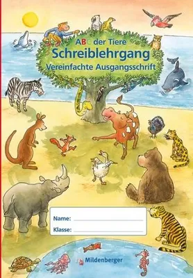 Immagine prodotto di ABC der Tiere 1/Schreiblehrgang/Vereinf. Ausgangs./Neuausg.
