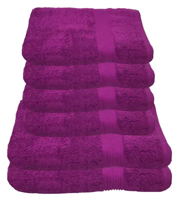 Produktbild von Julie Julsen® Handtuch SET  2x 70/140 und 4x 50/100  Julie Julsen Handtuch Farbe:Lila