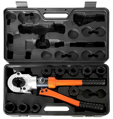 Zdjęcie produktu dla Hydrauliczna zgrzewarka z 5 wkładkami do rur miedzianych
