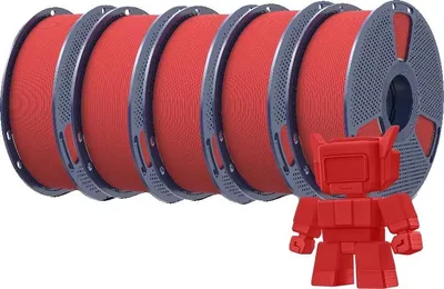 Obrázek produktu pro vlákno pro 3D tiskárny, vysoká pevnost, rychlý tisk, červené
