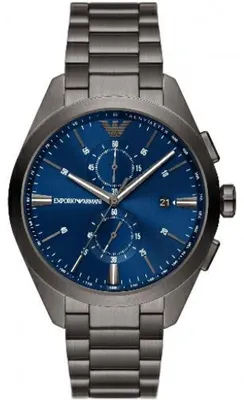 Produktbild von Emporio Armani Claudio Chronograph Herren grau blau