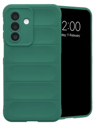 Imagen del producto de Funda Trasera EasyGrip para Samsung Galaxy A27 (5G) - Verde oscuro