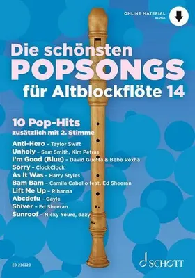 Produktbild von Die schönsten Popsongs für Alt-Blockflöte