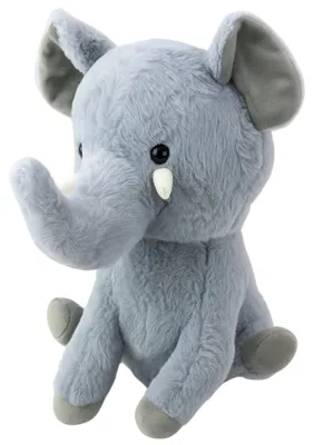 Image de Peluche Mascotte Câlins Grand Éléphant Gris 36Cm