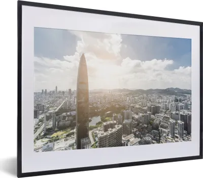 Produktbild von MuchoWow® MuchoWow® Gerahmtes Poster Der Kingkey 100 in der Nähe von Shenzhen 40x30 cm - Poster mit zchwarzem Bilderrahmen - Bilderrahmen - Poster im Rahmen