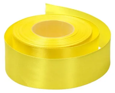 Obrázok produktu pre Saténová stuha 38 mm/32 m - žltá