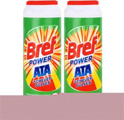 Produktbild von Henkel Bref PowerATA Scheuerpulver 500g - Mit Zitrusfrische (2er Pack)