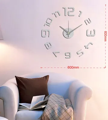 Obrázok produktu pre Nalepovacie nástenné hodiny, HM09S, 60cm