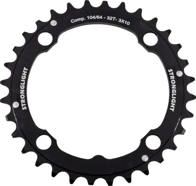 Immagine prodotto di STRONGLIGHT 262543 Ingranaggio MTB 104/64 XCE con 32 denti, 9 velocità, nero