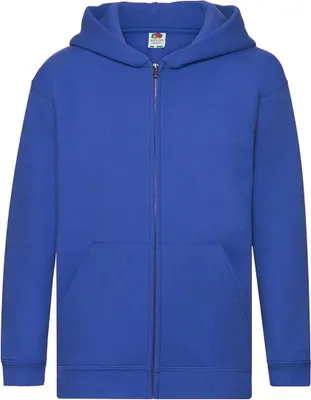 Produktbild von F401K - Fruit of the Loom Kids´ Premium Hooded Sweat Jacket Royal Blue    164