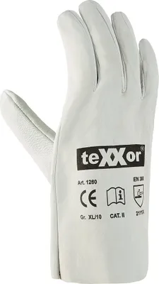 Produktbild von teXXor® Schafsnappa-Handschuhe VOLLEDER 11, natur