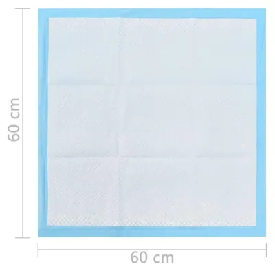 Obrázek produktu pro vidaXL Psí rohože na toaletu 100 ks 60×60 cm netkaná textilie