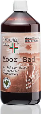 Produktbild von Cristinen Moor Moorbad für zuhause, das Moor Bad für die Badewanne mit Naturmoor, Menthol und pflegendem Bio-Avocadoöl, regenerierend, vitalisierend