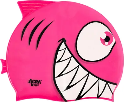 Image de Bonnet de bain pour enfant, PIRANHA, rose