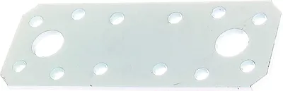 Produktbild von Alberts Flachverbinder | weiß kunststoffbeschichtet | 96 x 35 mm | 50er Set