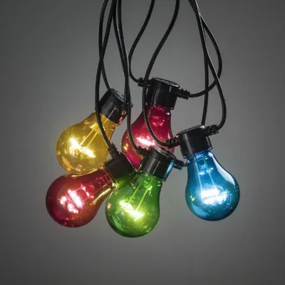 Produktbild von KONSTSMIDE 2378-500 Party-Lichterkette Außen netzbetrieben 10 + 80 Glühlampe, LED Warm-Weiß Bel