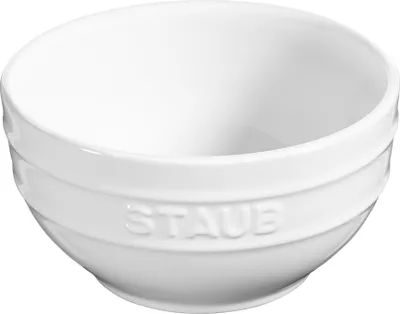 Produktbild von Staub Ceramic Schüssel Geschenkkarton 14,8 x 8 x 14,8 cm, Ø 14 cm rund Reinweiß