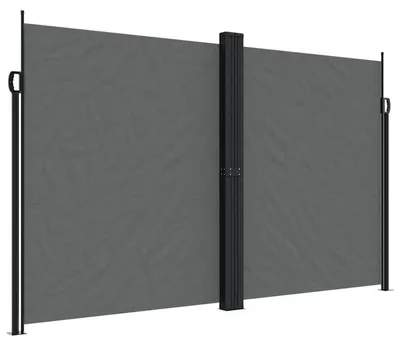 Imagen del producto de Toldo lateral extensible, protección contra el sol, protección contra la intemperie, color antracita, color antracita