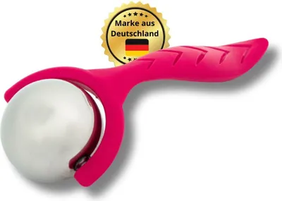 Produktbild von FEELVIT Massageroller mit entspannender Wärme-/Kältetherapie-Funktion, Massagegerät mit Griff, Entspannungs- und Wellness-Geschenk