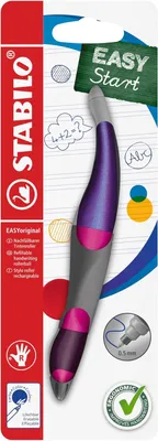 Produktbild von STABILO Ergonomischer Kugelschreiber für Rechtshänder - EASYoriginal, holographische Edition - Nachfüllbar - Magenta - Blisterverpackung